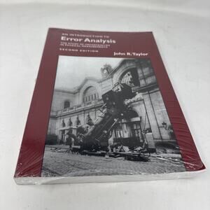 Introduction To Error Analysis-Study Of Uncertainties In Physical New Sealed